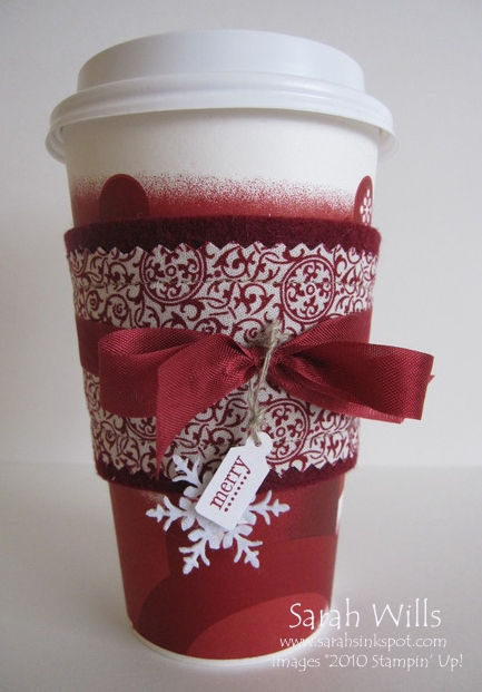 Fabric Coffee Sleeve – Sarahs Ink Spot