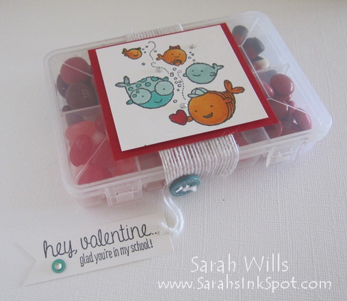 DIY Fishing Valentine. A tackle box filled with Candy, the perfect gift for  any fisherman. from theche…