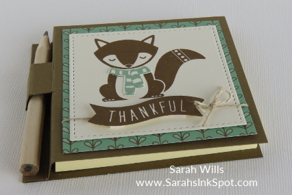 foxthankfulpostitnoteholder-pad