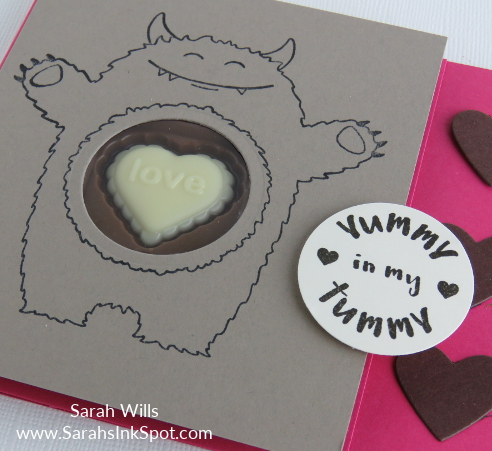 YummyinmyTummyChocHeartCard-CloseUpHeart