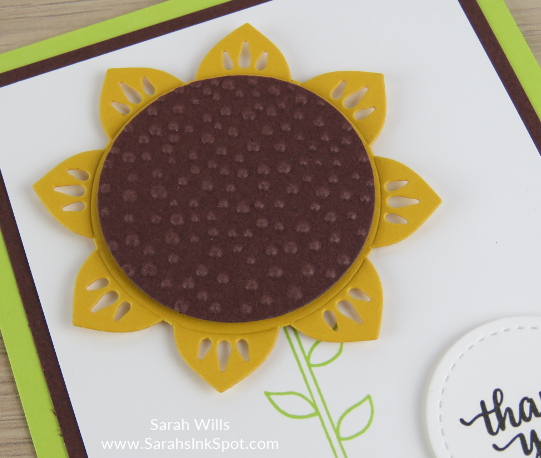 Stampin-Up-Eastern-Medallions-Thinlits-Sunflower-Thank-You-Card-Idea-Sarah-Wills-Sarahsinkspot-Stampinup-FlowerCloseUp1