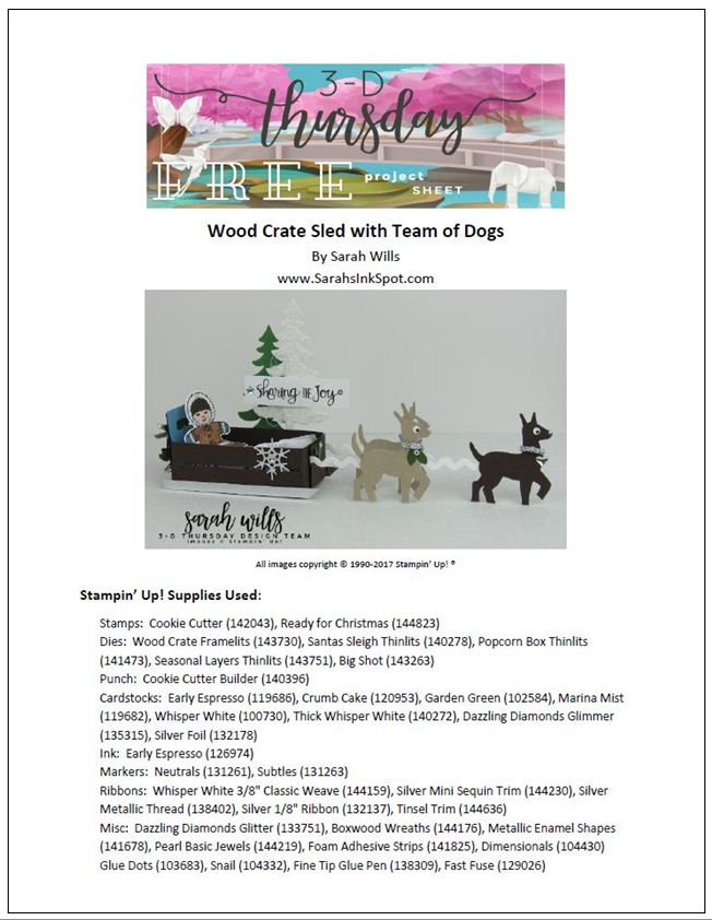 Stampin-Up-3D-Thursday-Dog-Sled-Wood-Crate-Santas-Sleigh-Cookie-Cutter-Reindeer-Die-ProjectSheetFront