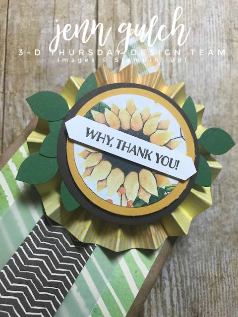 Stampin-Up-3D-Thursday-Gourd-Goodness-Painted-Autumn-Sunflower-Fall-Thanksgiving-Treat-Bag-Idea-Sarah-Wills-Sarahsinkspot-Stampinup-Rosette