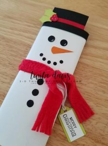 3-D Thursday is here with a super cute Snowman Hershey Bar Wrapper ...