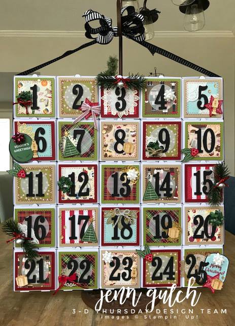 Stampin-Up-3D-Thursday-Christmas-Advent-Calendar-Idea-Mini-Pizza-Boxes-Sarah-Wills-Sarahsinkspot-Stampinup-Main1