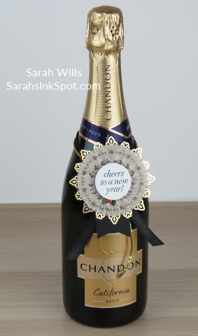 Stampin-Up-Inky-Friends-Blog-Hop-New-Year-Blends-Cheers-to-the-Year-Champagne-Bottle-Topper-Tag-Foil-Snowflake-Idea-Sarah-Wills-Sarahsinkspot-Stampinup-Main