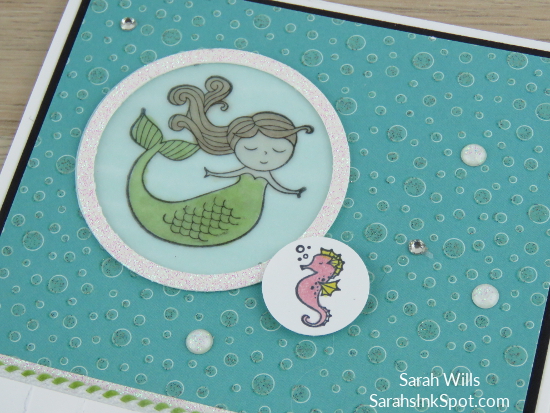 Stampin-Up-Myths-Magic-Magical-Day-Mermaid-Seahorse-Stripes-Bubbles-Under-Sea-Kids-Girl-Birthday-Card-Idea-Sarah-Wills-Sarahsinkspot-Stampinup-Porthole