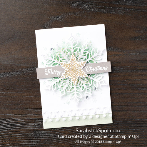 Stampin-Up-2018-Snowflake-Showcase-Snow-Is-Glistening-Tree-Snowfall-Thinlits-White-Snowflake-Christmas-Holiday-Card-Idea-Sarah-Wills-Sarahsinkspot-Stampinup-149742-149692