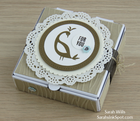 Stampin-Up-Inky-Friends-Blog-Saleabration-SAB-Hop-Beautiful-Peacock-Gift-Treat-Mini-Pizza-Box-Idea-Sarah-Wills-Sarahsinkspot-Stampinup-Bird-Doilies-Harvest-Main2