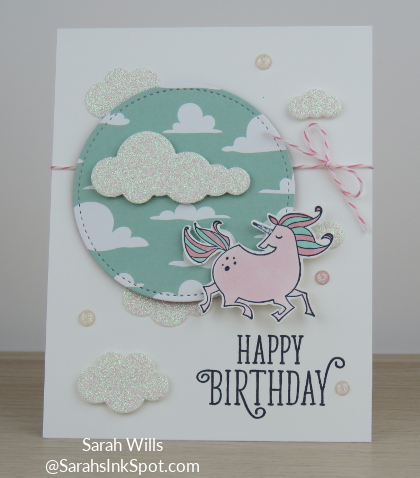 Stampin-Up-Magical-Day-Bundle-Mates-Unicorn-Myths-Magic-DSP-Glimmer-Clouds-Blends-Kids-Girl-Birthday-Card-Idea-Sarah-Wills-Sarahsinkspot-Stampinup-Pink-2