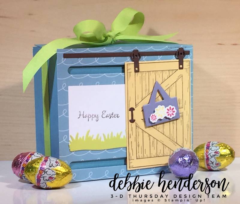 Stampin-Up-3D-Thursday-Sliding-Door-Easter-Treat-Window-Box-Barn-Door-Bundle-Sliding-Door-Framelits-Egg-Occasions-Catalog-2018-Idea-Sarah-Wills-Sarahsinkspot-Stampinup-Closed