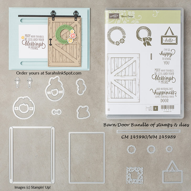 Stampin-Up-Barn-Door-Stamp-Set-Bundle-Sliding-Door-Framelits-Dies-Occasions-Catalog-2018-Sarah-Wills-Sarahsinkspot-Stampinup-145990-145989