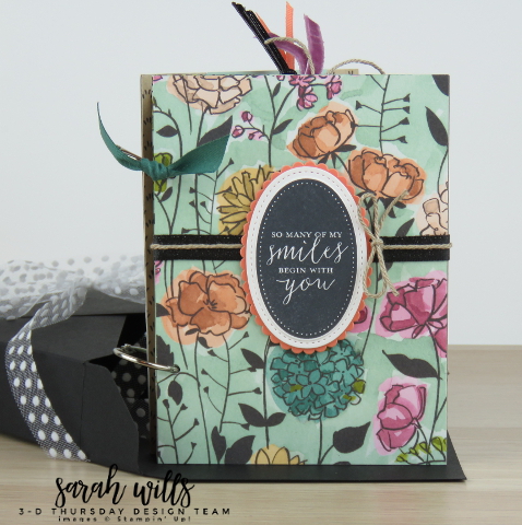 Stampin-Up-Envelope-Punch-Board-Mini-Scrapbook-Album-Box-Carousel-3D-Idea-Detailed-With-Love-Share-What-You-Love-Delightfully-Detailed-Trio-Sarah-Wills-Sarahsinkspot-Stampinup-Standing