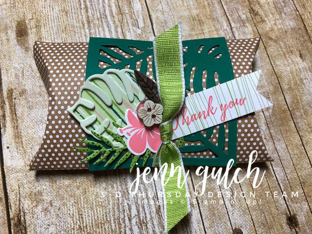 Stampin-Up-3D-Thursday-Tropical-Chic-Escape-Elements-Kraft-Pillow-Box-Boxes-Idea-Sarah-Wills-Sarahsinkspot-Stampinup-1