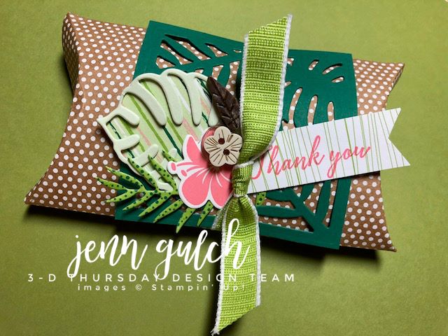 Stampin-Up-3D-Thursday-Tropical-Chic-Escape-Elements-Kraft-Pillow-Box-Boxes-Idea-Sarah-Wills-Sarahsinkspot-Stampinup-3