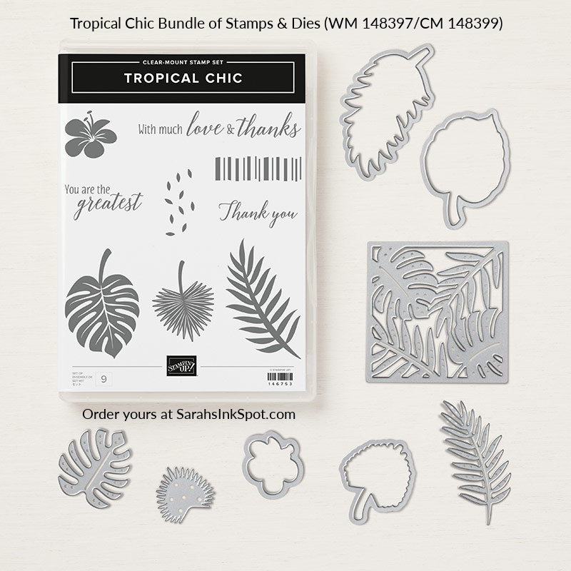 Stampin-Up-Tropical-Chic-Bundle-Thinlits-Stamp-Set-Hawaii-Fern-Beach-Flower-Sarah-Wills-Sarahsinkspot-Stampinup-148399-148397-146753-146750-146831