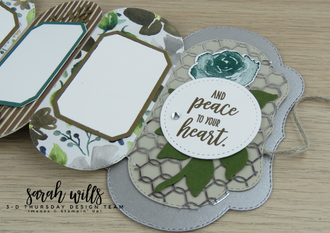 Stampin-Up-2018-Holiday-Catalog-3D-Stitched-Seasons-149013-First-Frost-Bundle-Frosted-Bouquet-Floral-Feathers-Galvanized-Concertina-Card-Album-Project-Sheet-Sarah-Wills-Sarahsinkspot-Stampinup-Back