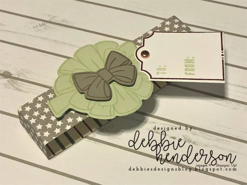 Stampin-Up-3D-Thursday-All-The-Presents-Bring-On-The-Presents-Festive-Farmhouse-DSP-Gift-Package-Gum-Holder-Teacher-Treat-Idea-Sarah-Wills-Sarahsinkspot-Stampinup-Belly-Band