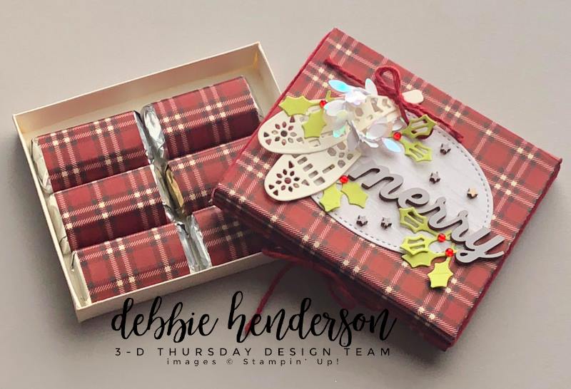 Stampin-Up-3D-Thursday-Hershey-Miniatures-Gift-Box-Free-Tutorial-Christmas-Holidays-Farmhouse-Framelits-Stitched-Shapes-Iridescent-Boxwood-Wreath-Idea-Sarah-Wills-Sarahsinkspot-Stampinup-Open