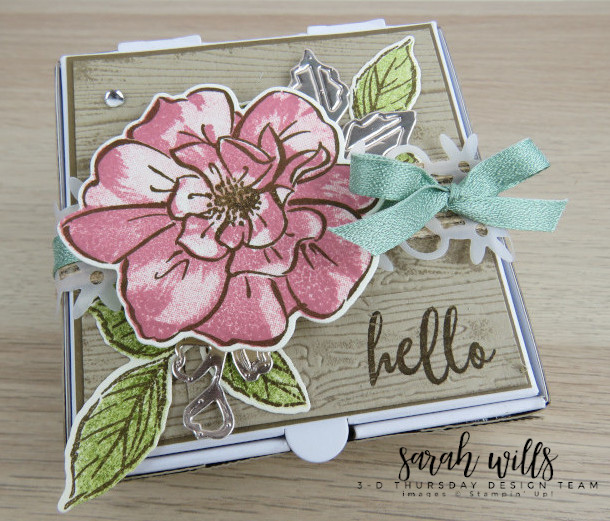 Stampin-Up-3D-Thursday-To-A-Wild-Rose-Pinewood-Pizza-Box-Note-Mini-Card-Idea-Sarah-Wills-Sarahsinkspot-Stampinup-2