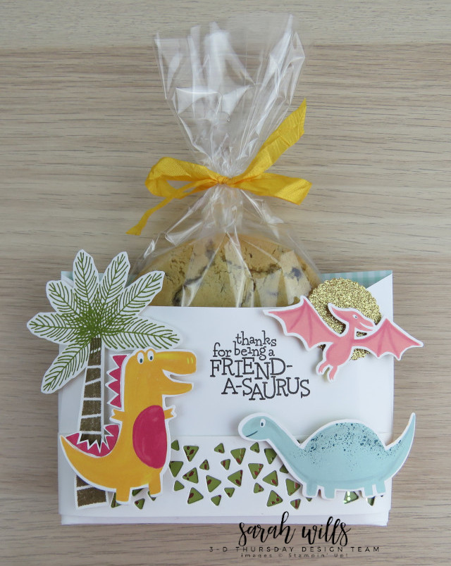 Stampin-Up-3D-Thursday-Envelope-Treat-Bag-Holder-Cookie-Dino-Days-DinoRoar-Kids-Favor-Idea-Sarah-Wills-Sarahsinkspot-Stampinup-Cookie1