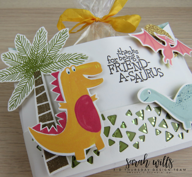 Stampin-Up-3D-Thursday-Envelope-Treat-Bag-Holder-Cookie-Dino-Days-DinoRoar-Kids-Favor-Idea-Sarah-Wills-Sarahsinkspot-Stampinup-Dinosaur