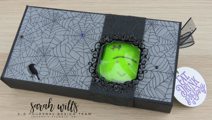 Stampin-Up-3D-Thursday-Halloween-Treat-Pull-Slide-Out-Box-Peeps-Spooktacular-Bash-Wicked-Ornate-Frames-Sarah-Wills-Stampinup-8