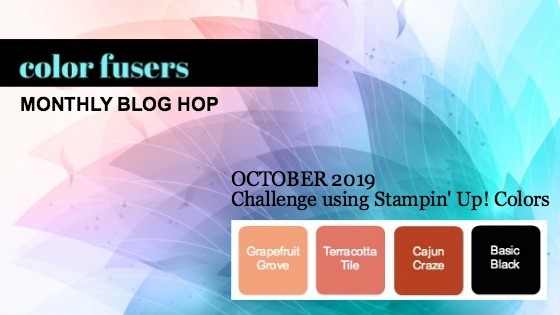 Welcome to the Color Fusers Color Challenge & Blog Hop for October