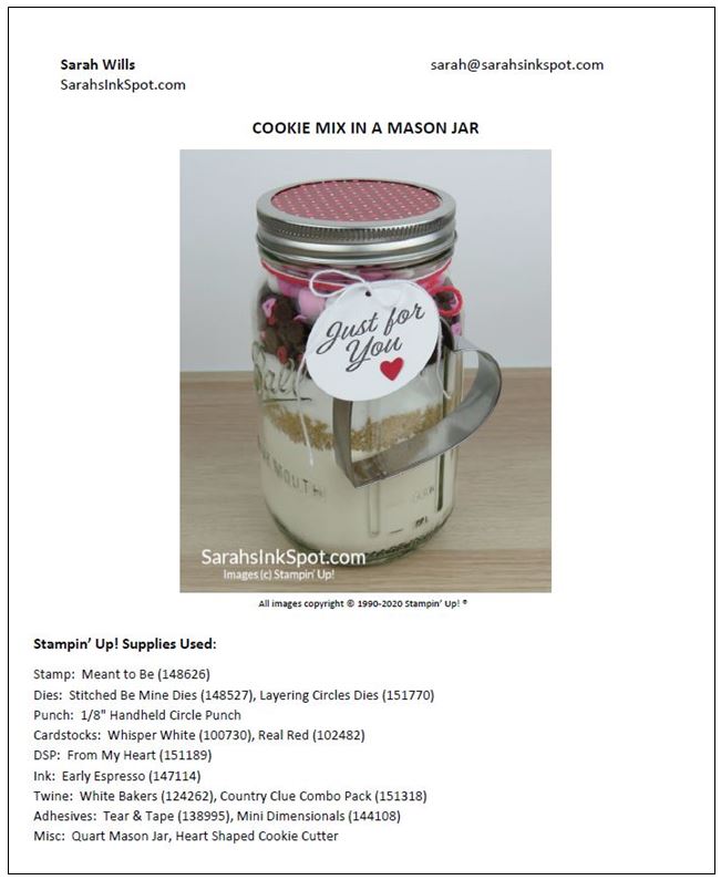 Cookie Mix in a Jar with FREE Printable - I Heart Naptime