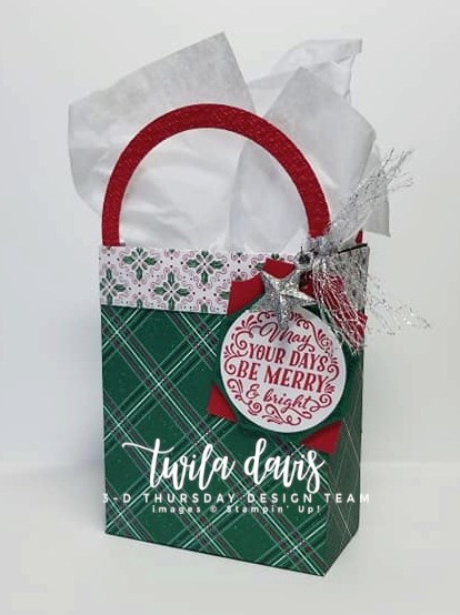 Custom Merry Christmas Full Color Gift Bag Tags - GB Design House