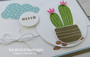 Stampin' Up! Cactus Cuties Hello Card