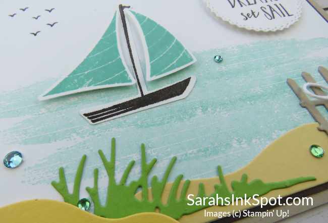 Stampin' Up! Lets Set Sail Sailboat Card