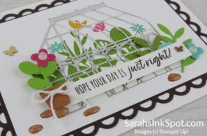Stampin' Up! Garden Greenhouse Birthday Card