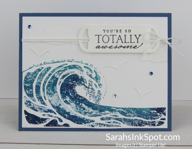 Stampin' Up! Waves Of Inspiration Awesome Card