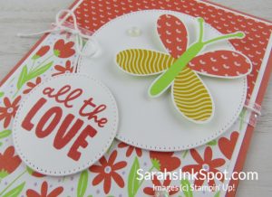 Stampin' Up! Butterfly Kisses Thank You Card