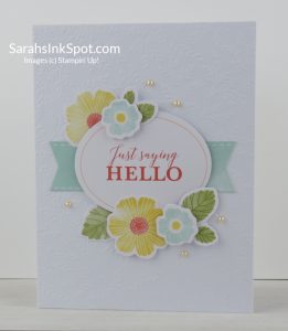 Stampin' Up! Nourish Flourish Card Kit Hello