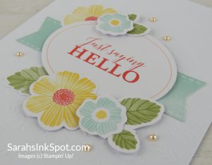 Stampin' Up! Nourish Flourish Card Kit Hello