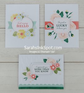 Stampin' Up! Nourish Flourish Card Kit Trio