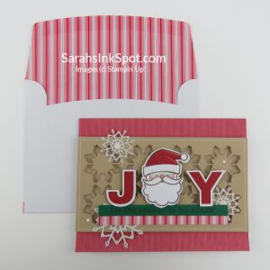 Stampin' Up! Paper Pumpkin Ho Ho Ho Santa Christmas Holiday Card