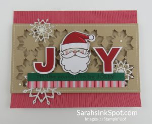 Stampin' Up! Paper Pumpkin Ho Ho Ho Santa Christmas Holiday Card