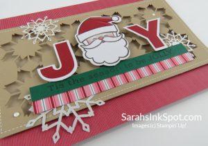 Stampin' Up! Paper Pumpkin Ho Ho Ho Santa Christmas Holiday Card