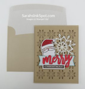 Stampin' Up! Paper Pumpkin Ho Ho Ho Santa Christmas Holiday Card