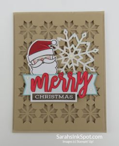 Stampin' Up! Paper Pumpkin Ho Ho Ho Santa Christmas Holiday Card