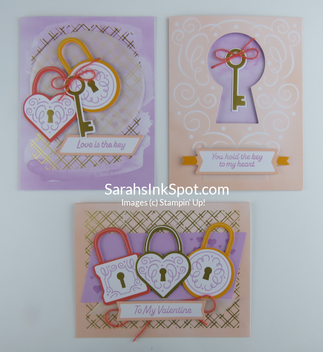 Stampin' Up! Paper Pumpkin Key to My Heart Card Kit January 2023
