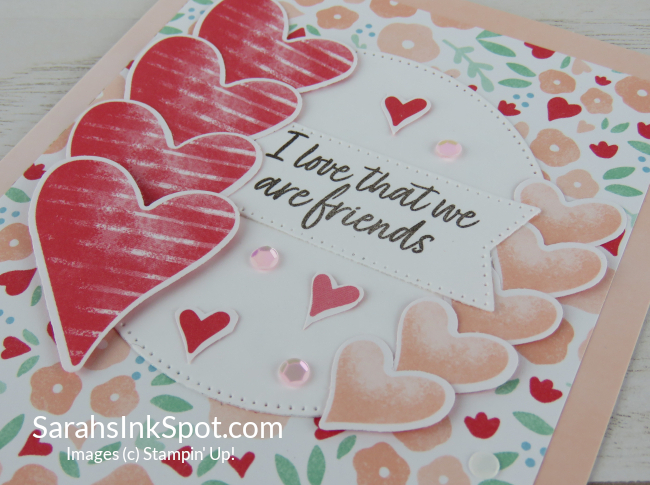 Stampin' Up! Paper Pumpkin Alternative Heart Boxes Add On Kit Valentines Day Card