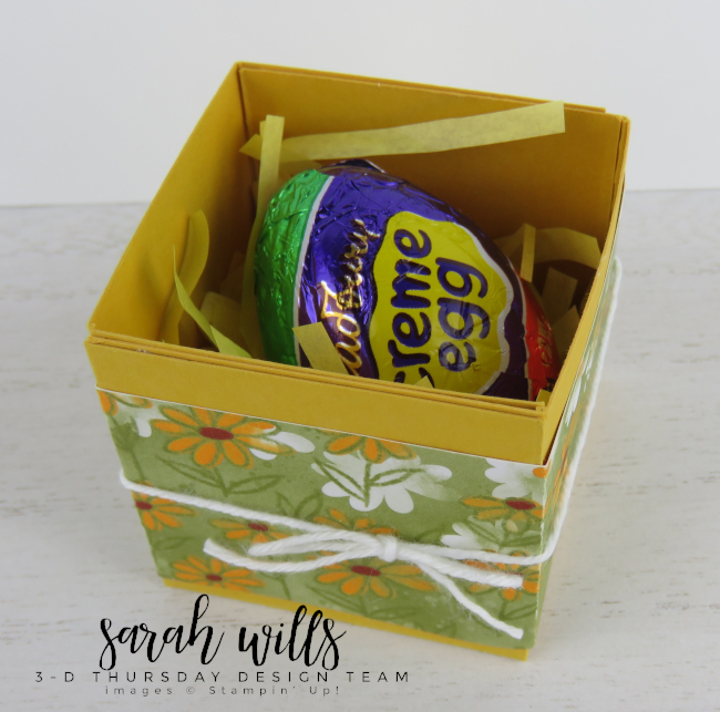 Stampin' Up! Cadbury Creme Egg Easter Bunny Box Treat Holder