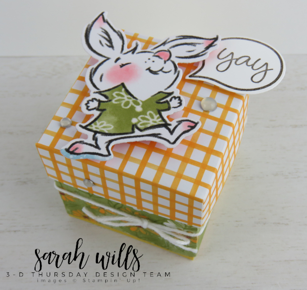 Stampin' Up! Cadbury Creme Egg Easter Bunny Box Treat Holder
