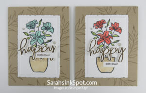 Stampin' Up! Paper Pumpkin Ten Years of Growth Free Stamp Set Birthday Cards March 2023