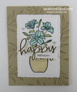 Stampin' Up! Paper Pumpkin Ten Years of Growth Free Stamp Set Birthday Card March 2023