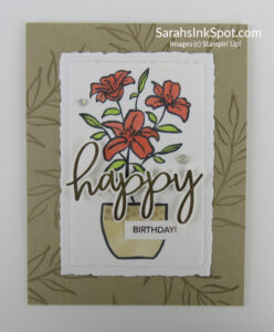 Stampin' Up! Paper Pumpkin Ten Years of Growth Free Stamp Set Birthday Card March 2023